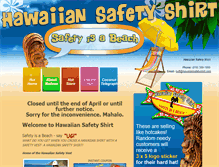 Tablet Screenshot of hawaiiansafetyshirt.com
